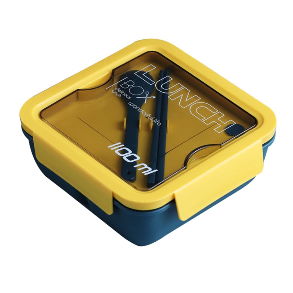 GPPZM Japanese Style Square Bento Box - Portable Outdoor Lunch Container for Salad, Vegetables & Meal Prep - Leak-Proof & Durable Kitchen Utensil (Color A) | Perfect for Picnics, Office Lunch & School Meals