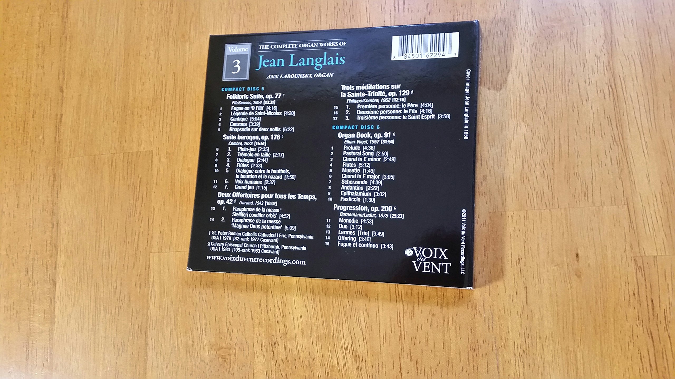 Jean Langlais: Complete Organ Works, Vol. 3 | Classical Organ Music Collection | Perfect for Church Services, Concerts & Organ Enthusiasts