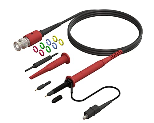 Cal Test Electronics GE3225 High Voltage Oscilloscope Probe - 100 Mohm Input Impedance, 200 MHz Bandwidth, 1.8 ns Rise Time - Ideal for Power Electronics Testing & Industrial Equipment Maintenance