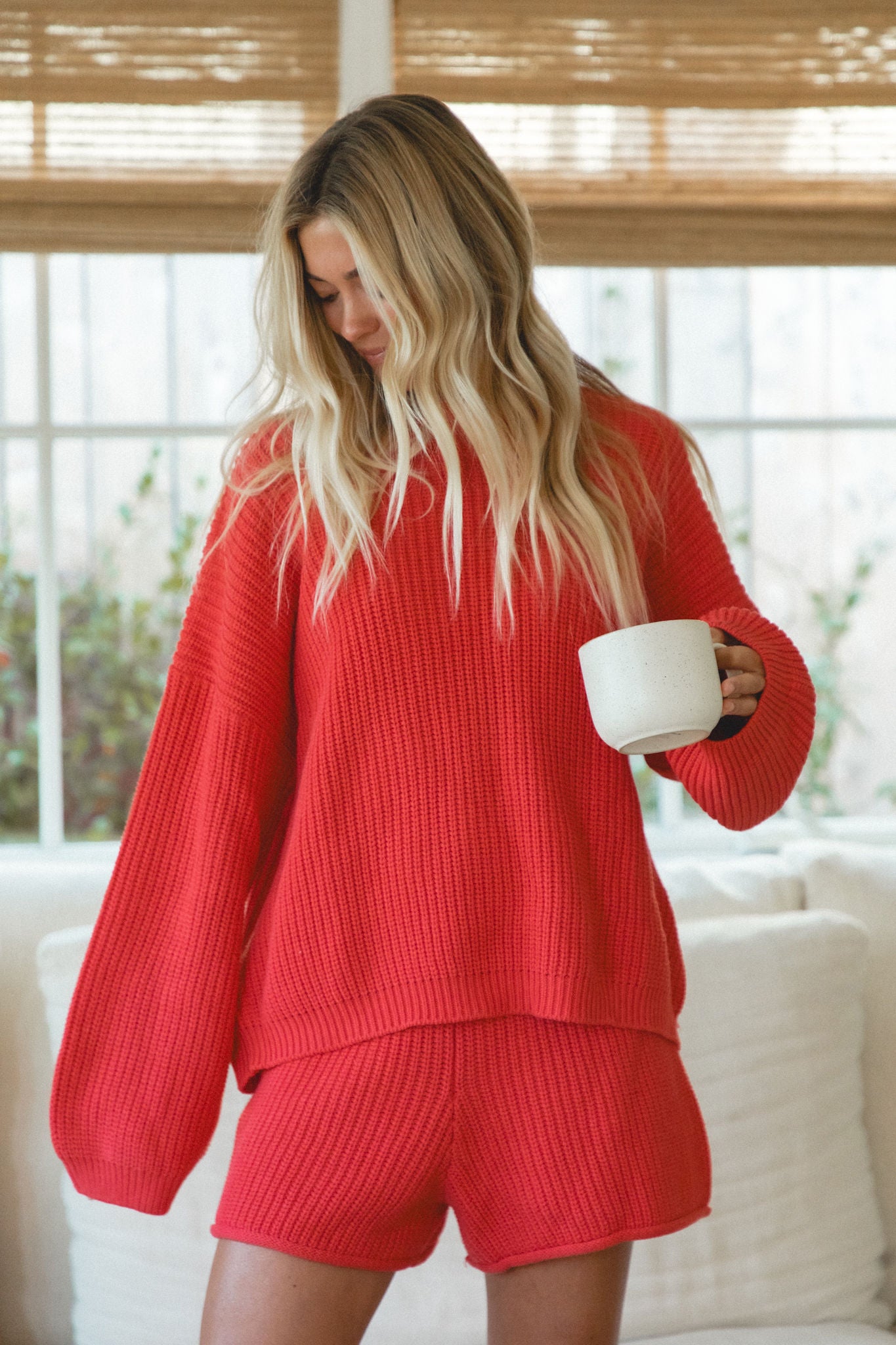 Slow Tide Oversized Cable Knit Sweater for Women - Cozy Winter Pullover with Chunky Knit Design - Perfect for Casual Outfits, Holiday Gatherings & Coffee Dates