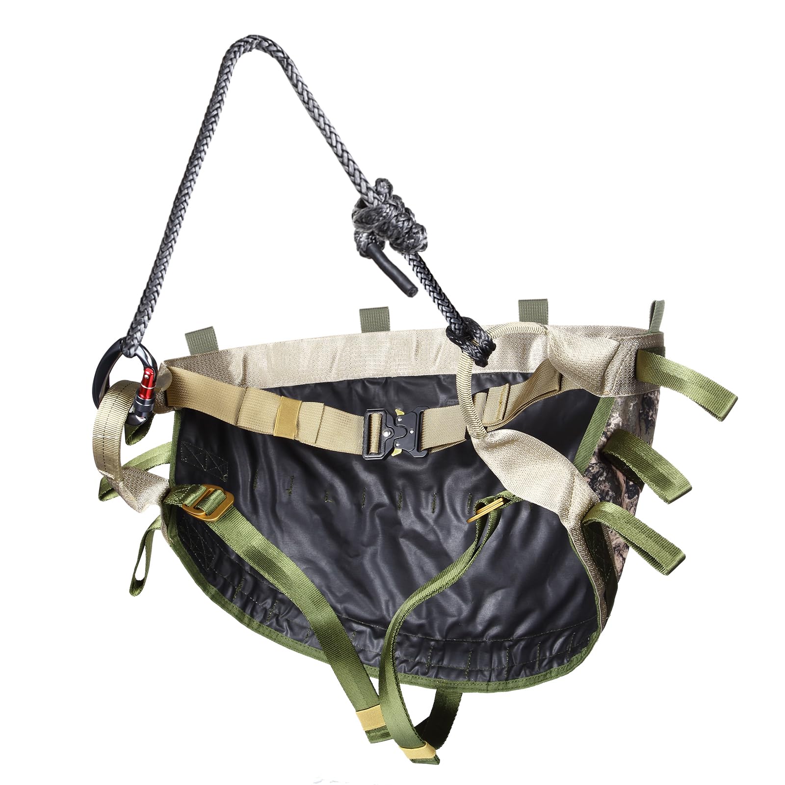 Lightweight Gen 1 Hunting Saddle - Comfortable Tree Saddle System with Adjustable Bridge | Essential Tree Stand Accessories for Hunting & Outdoor Adventures | Perfect for Deer Hunting, Bow Hunting & Tree Stand Safety
