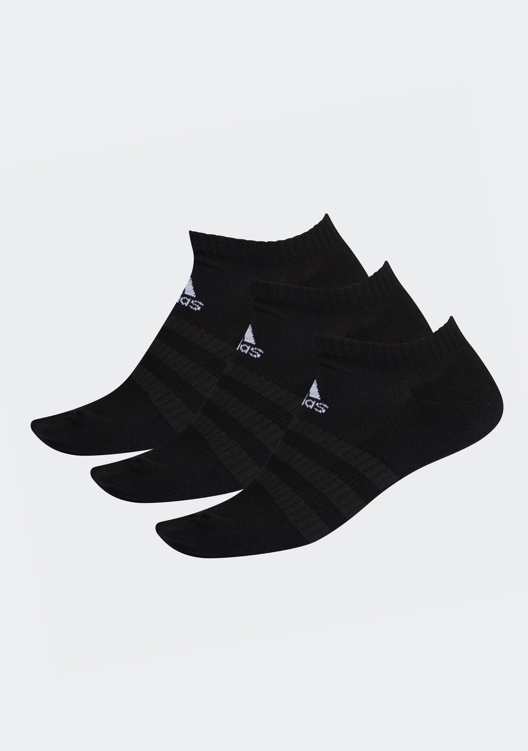 Adidas Cushioned Low Cut Athletic Socks 3-Pack - Breathable Comfort for Running, Gym & Everyday Wear