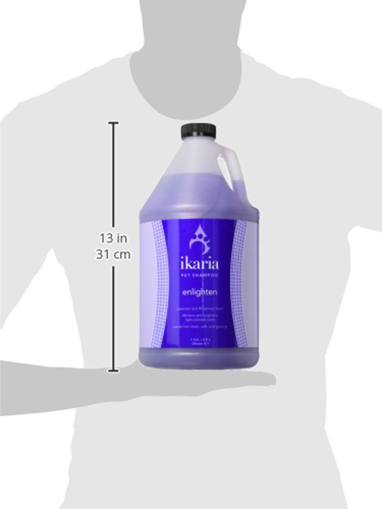 Ikaria Natural Pet Shampoo for Dogs & Cats - Gentle Cleansing & Moisturizing Formula with Organic Ingredients | Perfect for Bath Time, Grooming & Allergy Relief