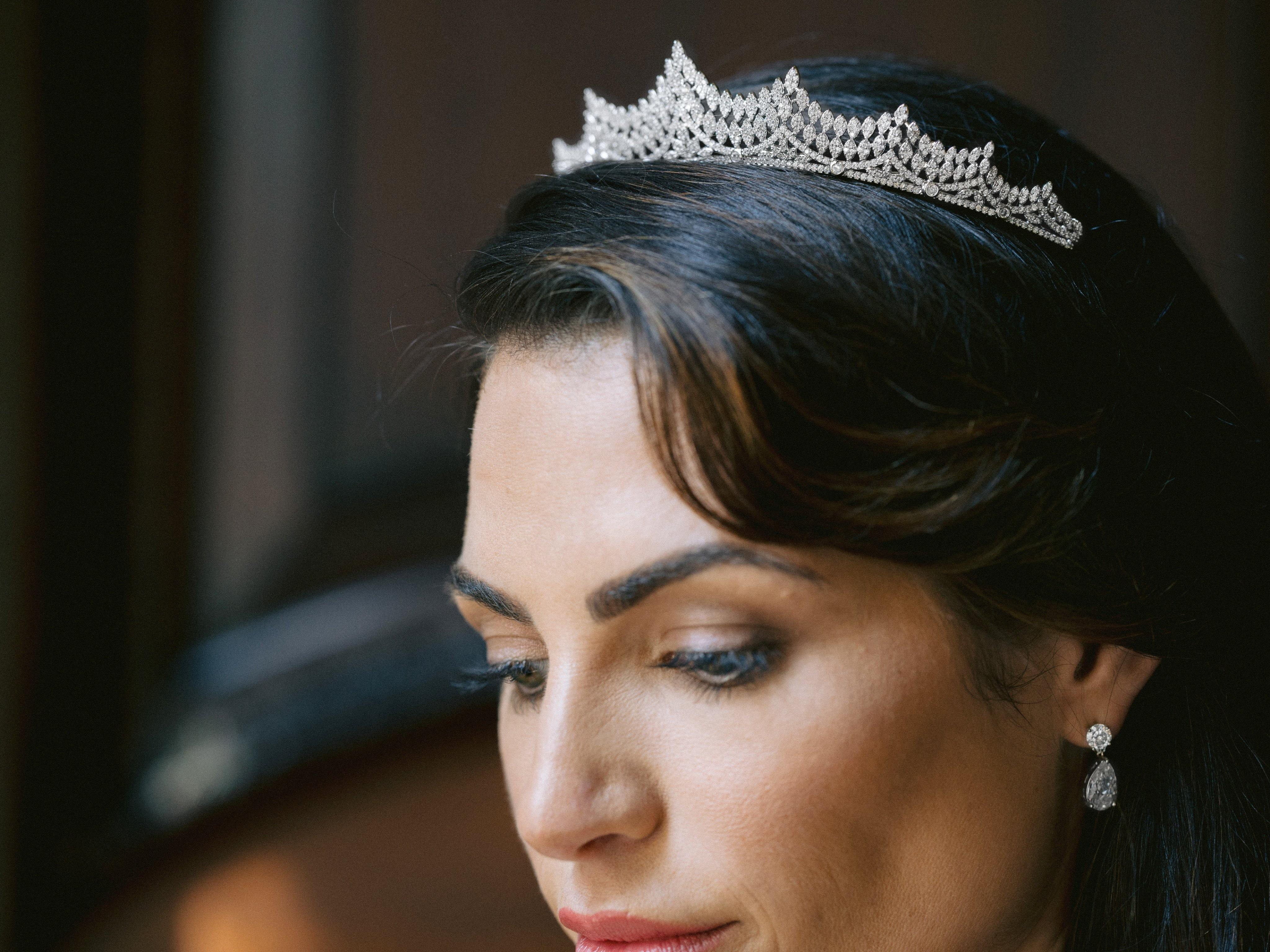 STELLA Royal Wedding Tiara – Elegant Crystal Bridal Crown for Princess Bride, Prom, Pageant & Special Occasions