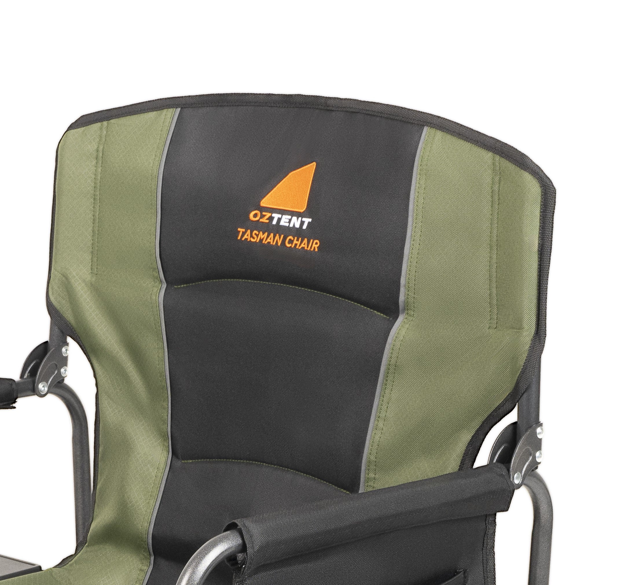 Oztent Tasman Chair - Heavy Duty Camping Chair with Padded Seat & Backrest - Perfect for Outdoor Adventures, Camping, Hiking & Beach Trips