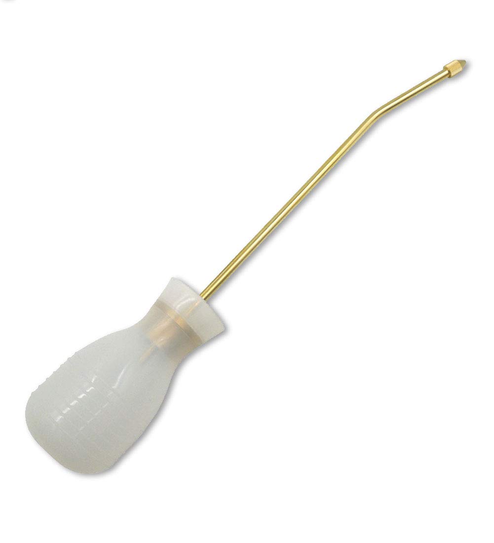 Organic Gardening Bulb Duster with Long Copper Tube - Powder Duster Sprayer for Plants, Flowers & Vegetables | Garden Powder Applicator Dispenser for Pest Control & Agricultural Supplies | Perfect for Home Gardens, Greenhouses & Farm Use