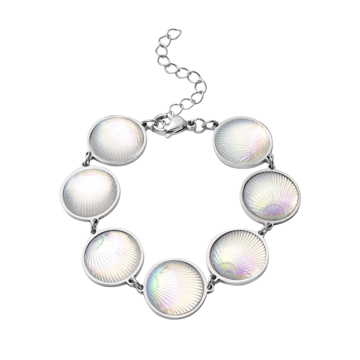 Shop LC Stainless Steel Seashell Charm Bracelet for Women - Dainty Adjustable Beach Jewelry, Perfect Birthday Gift for Her | Ideal for Summer Vacations, Beach Parties & Boho Fashion