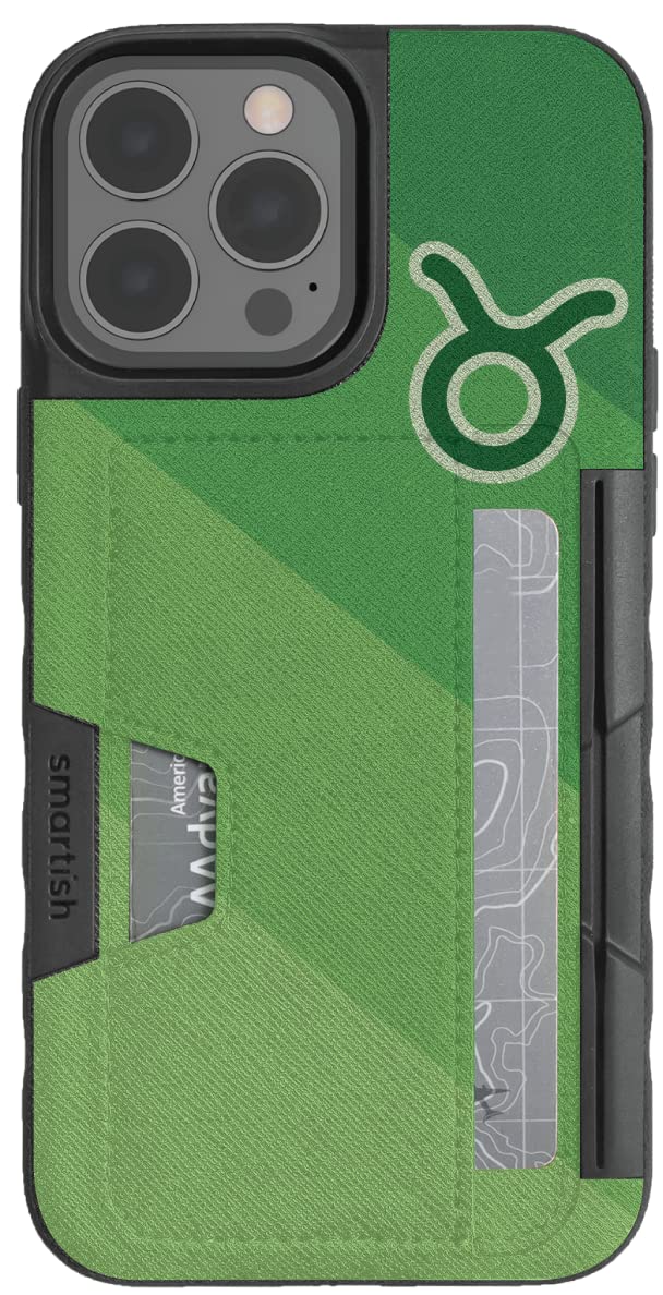 Smartish Taurus iPhone 13 Pro Max Wallet Case - Slim Protective Kickstand Credit Card Holder for iPhone 13 Pro Max | Wallet Slayer Vol 2 | Perfect for Everyday Use, Travel & Business Meetings
