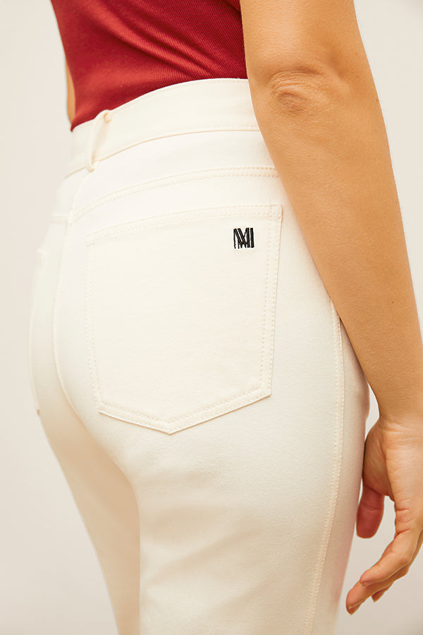 Vintage 90s Daria High-Waisted Eco-Friendly Jeans - Better Than Denim in Bright Ivory | Retro Fashion for Women, Casual Wear & Street Style Outfits