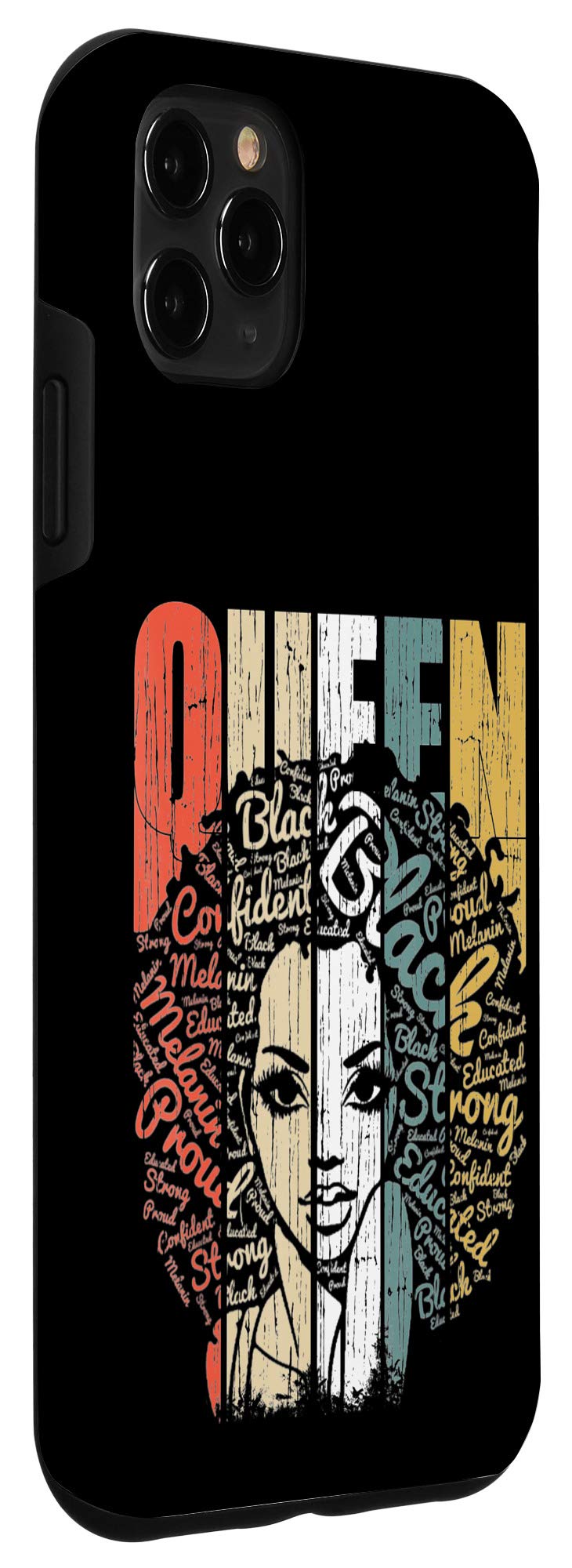 iPhone 11 Pro Max Case for Women - Premium Protective Cover with African American Queen Design | Perfect for Everyday Use, Work, and Special Occasions