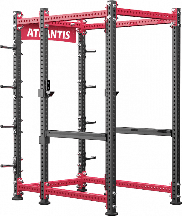 ATLANTIS Power Rack - Heavy Duty Squat Rack for Home Gym, Weightlifting & Strength Training - Perfect for CrossFit, Powerlifting & Bodybuilding Workouts