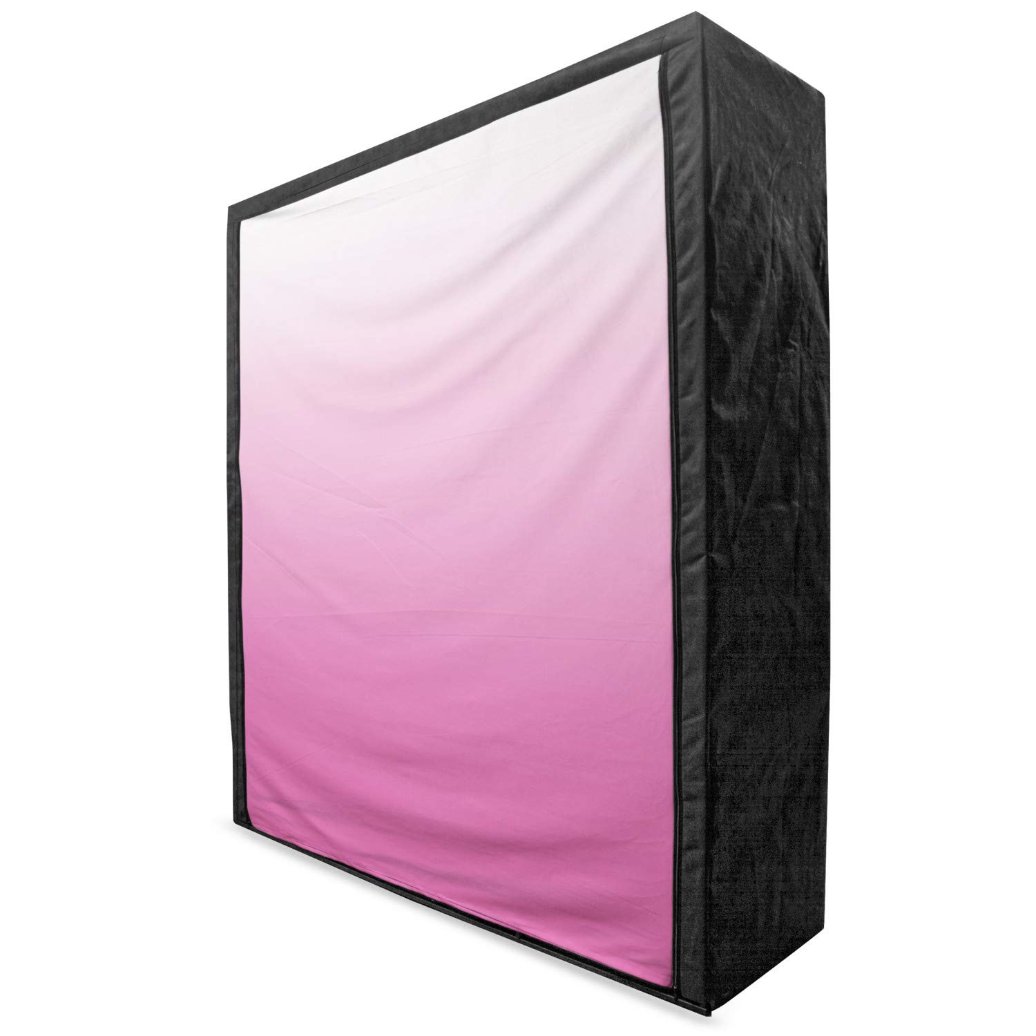 Ambesonne Ombre Portable Fabric Wardrobe with Shelves - 59