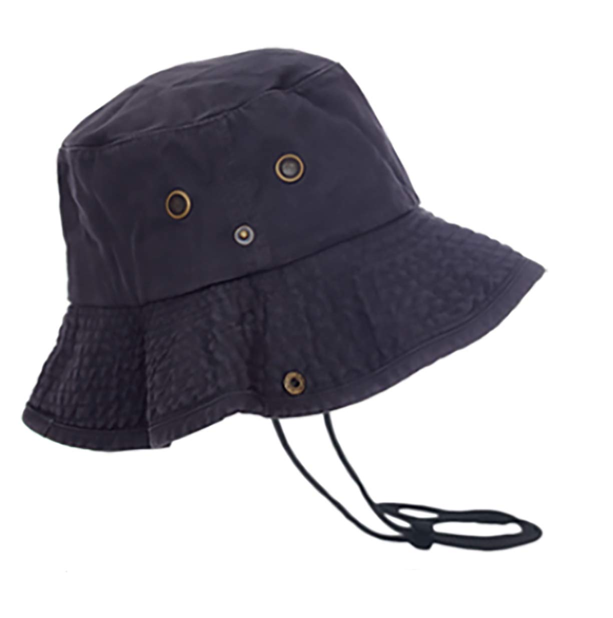 Boonie Safari Bucket Hat - Foldable Military Style Cap for Outdoor Adventures (Charcoal, L/XL) - Perfect for Hiking, Camping & Beach Trips