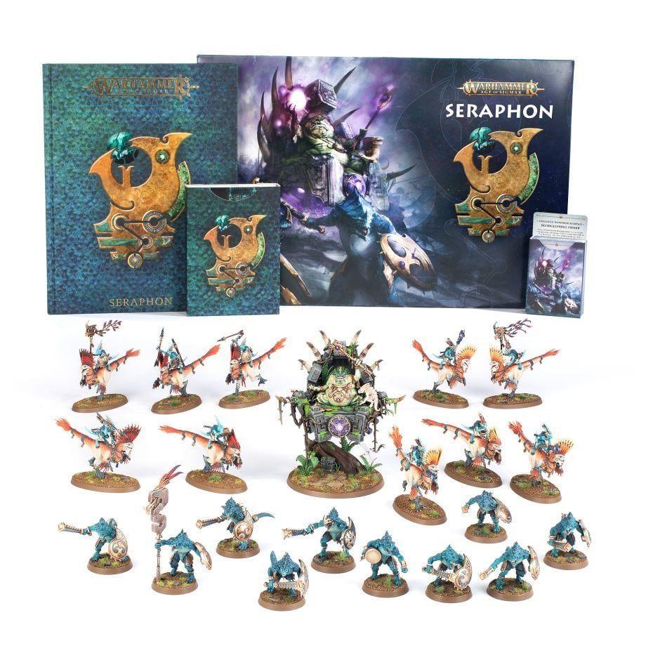 Age of Sigmar Seraphon Army Set - Complete Fantasy Miniature Collection for Warhammer Tabletop Battles & Painting Hobby