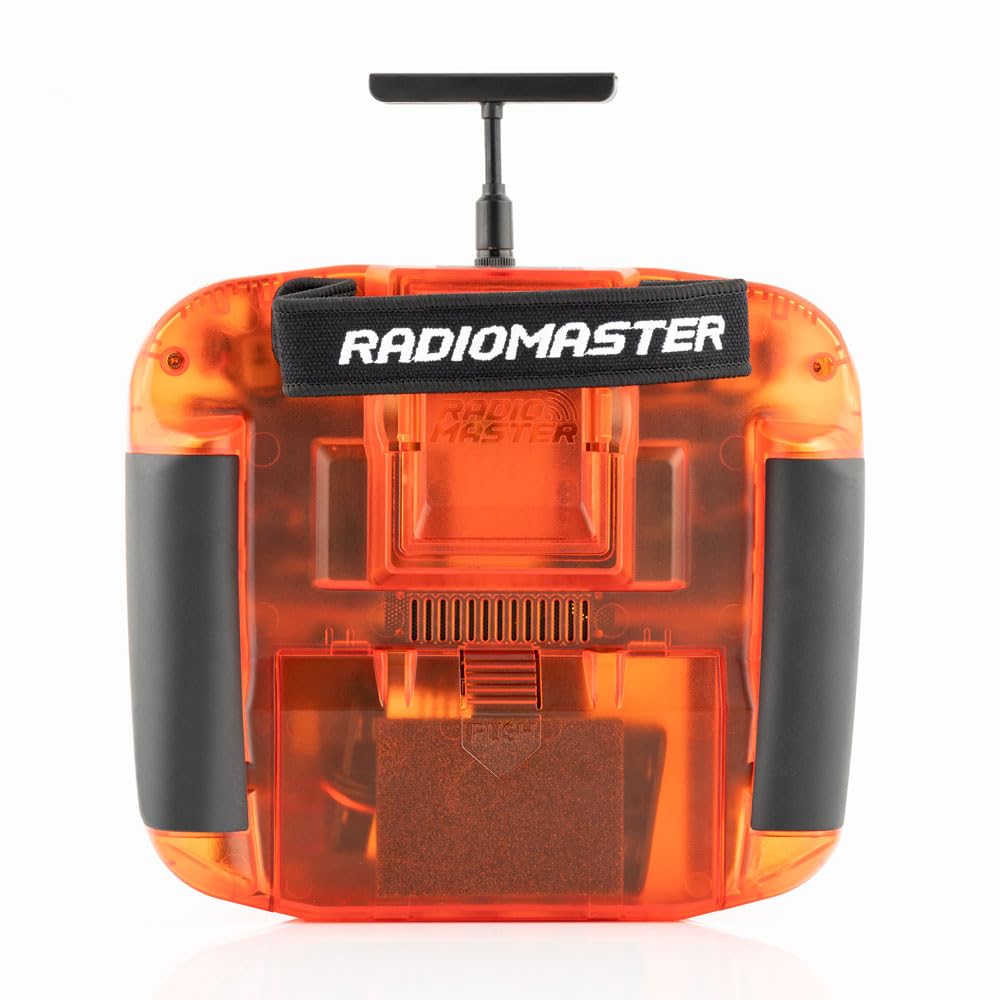 RadioMaster Boxer 2.4GHz 16CH Hall Gimbals Radio Controller with Carrying Case - Mode 2 (Orange, ELRS) for RC Drones, Cars, and Airplanes - Perfect for FPV Racing and Aerial Photography