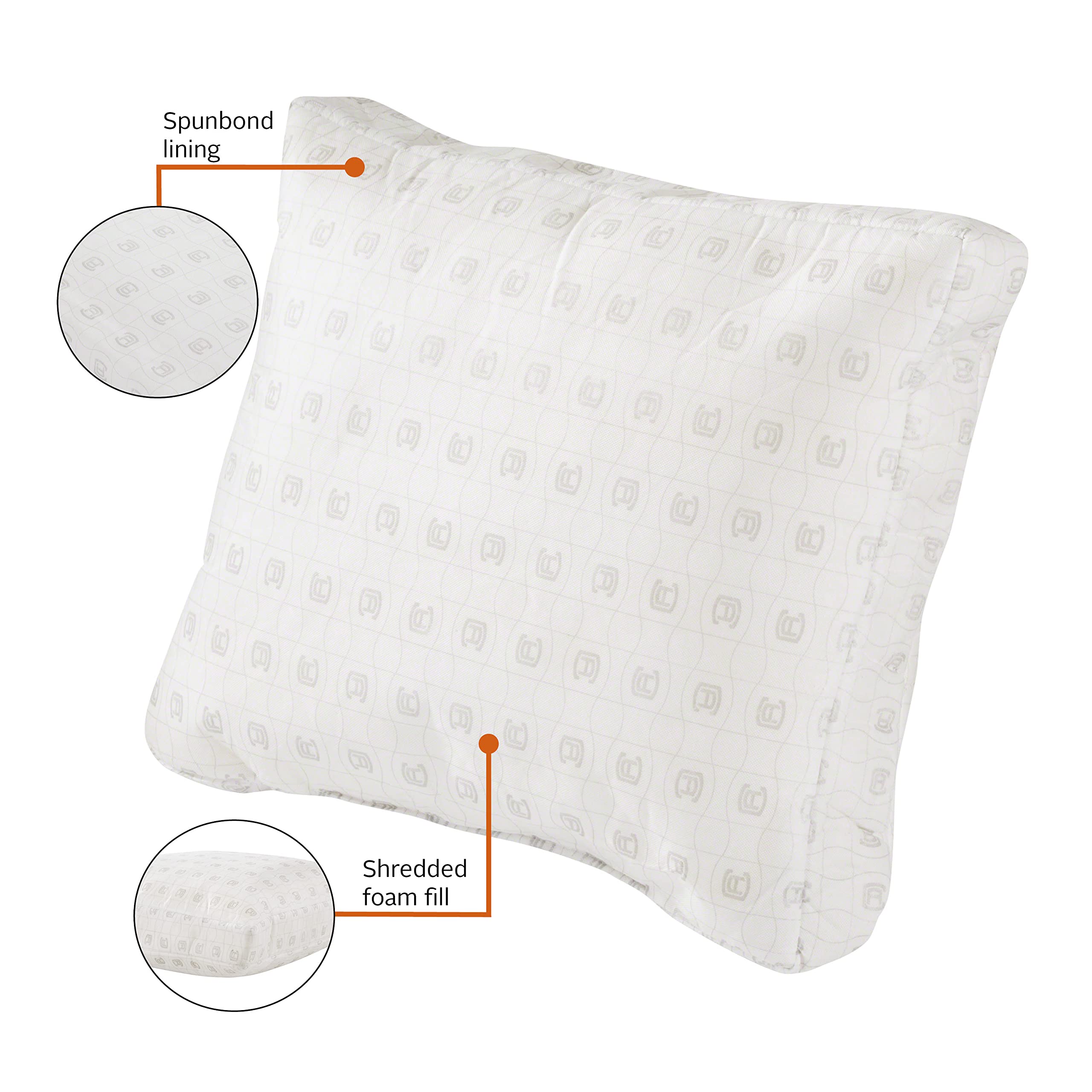Patio Lounge Chair Pillow - 21x15x4 Inch Foam Cushion for Outdoor Relaxation
