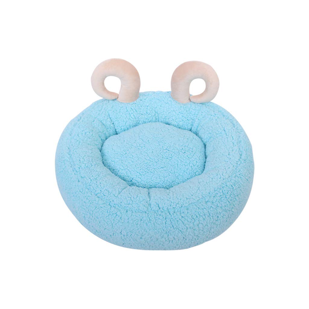 ZSCLLCQ Pet Bed for Small Dogs - Cozy Four Seasons Kennel, Cute Creative Nest with Warm Winter Mat, Blue - Perfect for Indoor & Outdoor Use