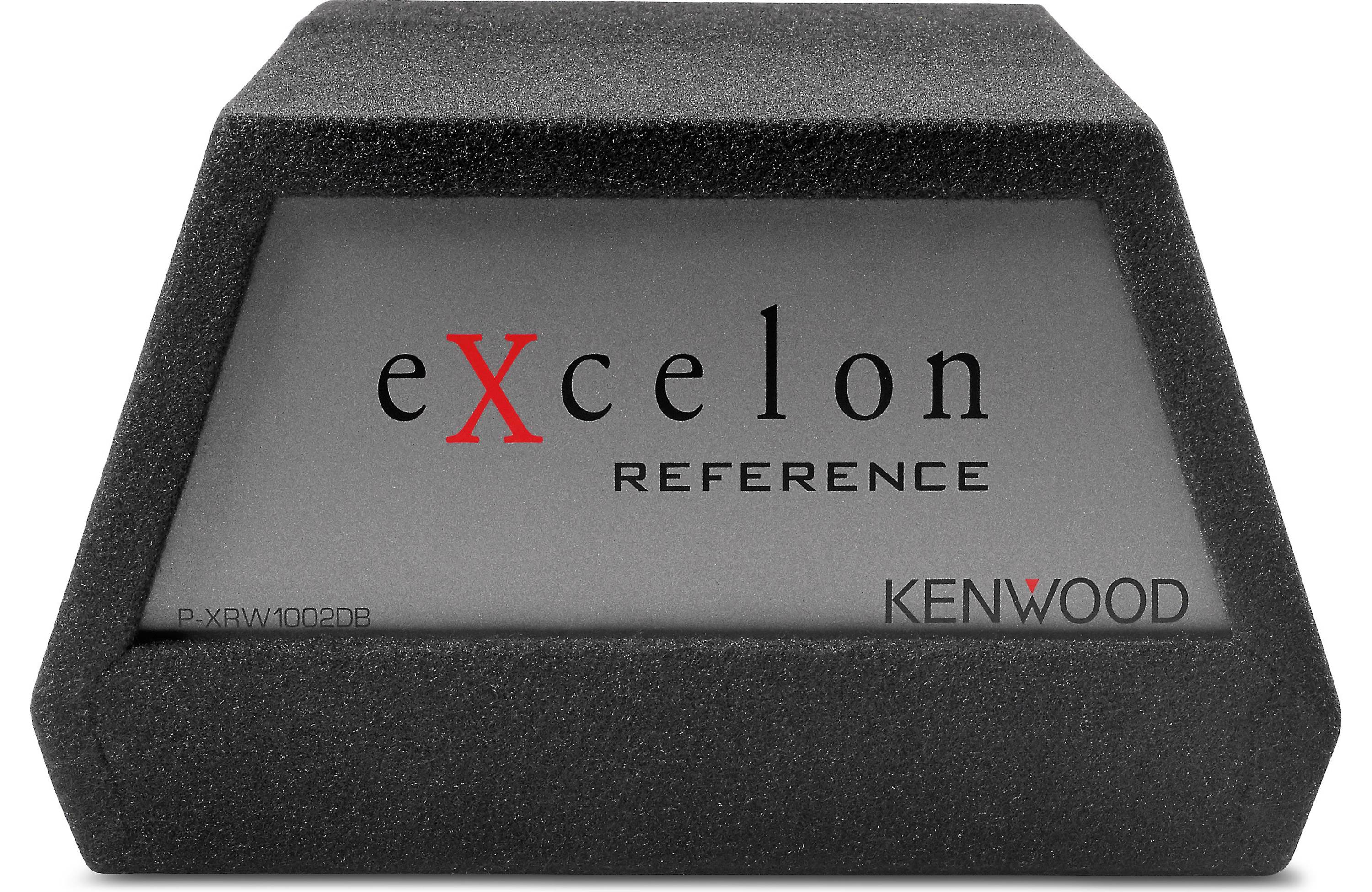Kenwood P XRW1002DB 10-Inch 1200W Oversized Car Subwoofer with Sealed Down-Firing Enclosure - Powerful Bass for Car Audio & Home Theater Systems