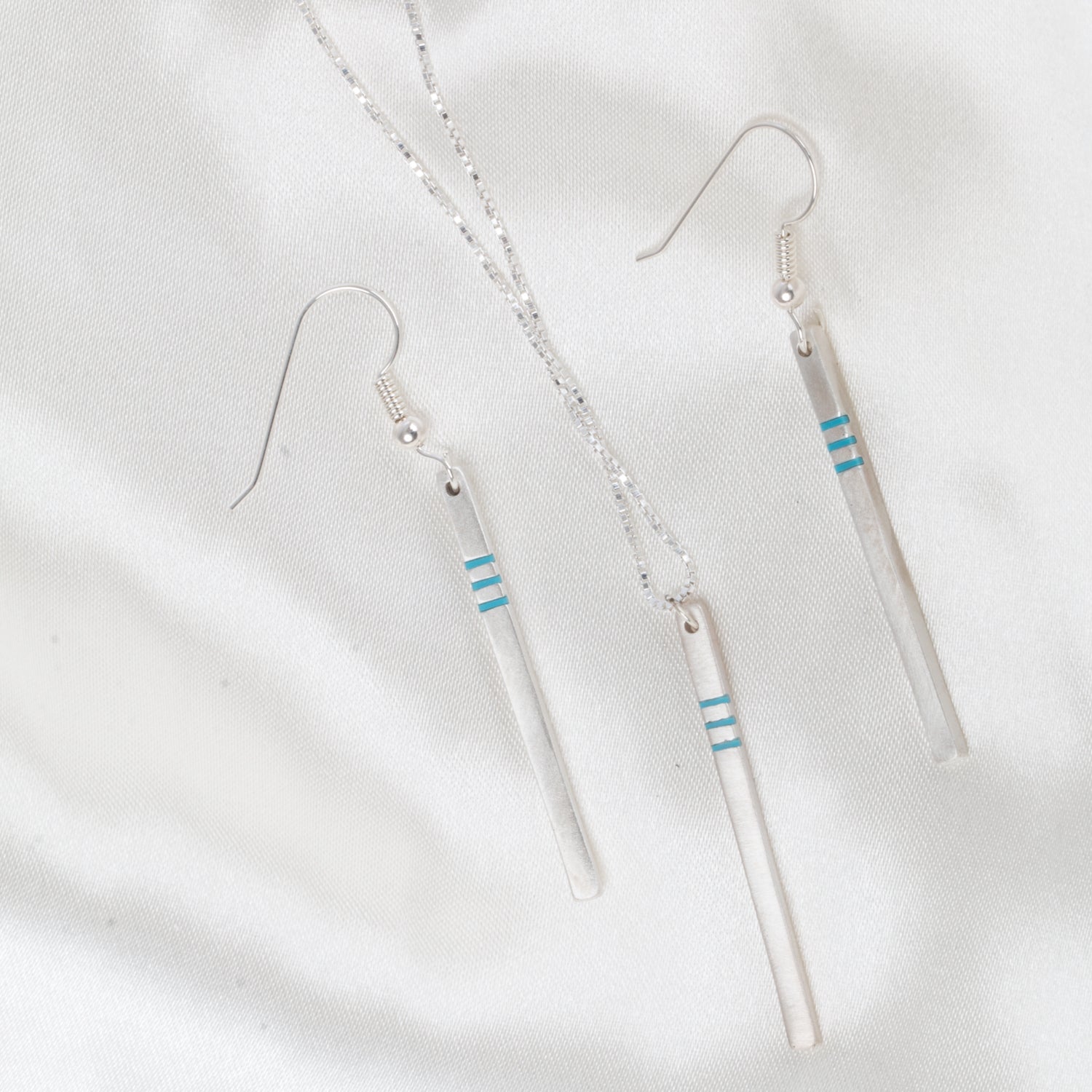 Spirit: Sterling Silver Drop Earrings & Necklace Set for Women | Elegant Jewelry Gift for Birthday, Anniversary & Special Occasions