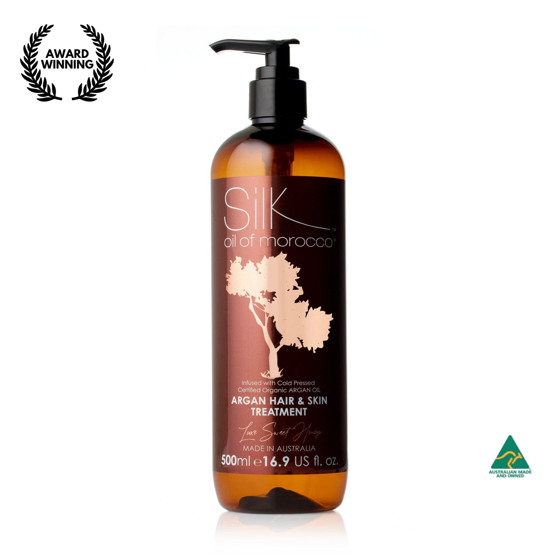 Pure Moroccan Argan Oil for Hair & Skin - Natural Moisturizer & Conditioner for Dry Hair, Split Ends & Glowing Skin | Perfect for Daily Hair Care & Skincare Routine