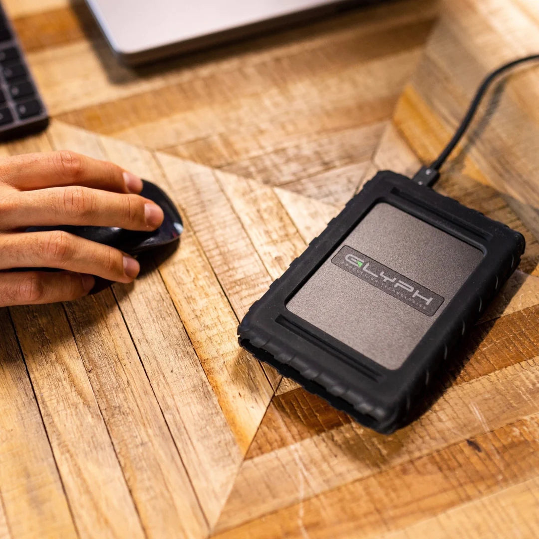 Glyph Technologies 16TB Blackbox Plus USB-C 3.2 Gen 2 Rugged Portable External SSD - High-Speed Storage for Photographers, Videographers & Creative Professionals