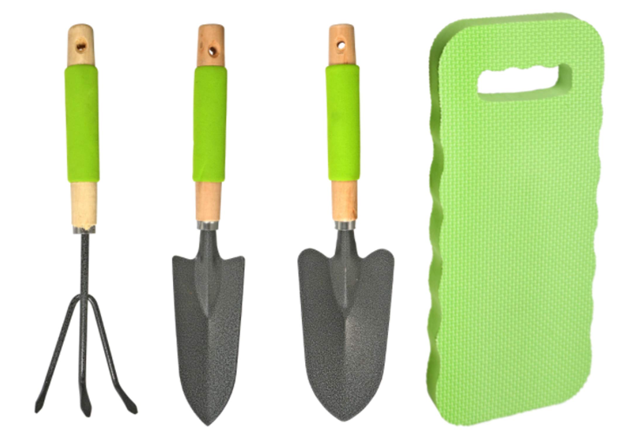Charmed By Dragons 4-Piece Gardening Set with Knee Pad - Comfort Grip & Foam Cushion for Outdoor Planting