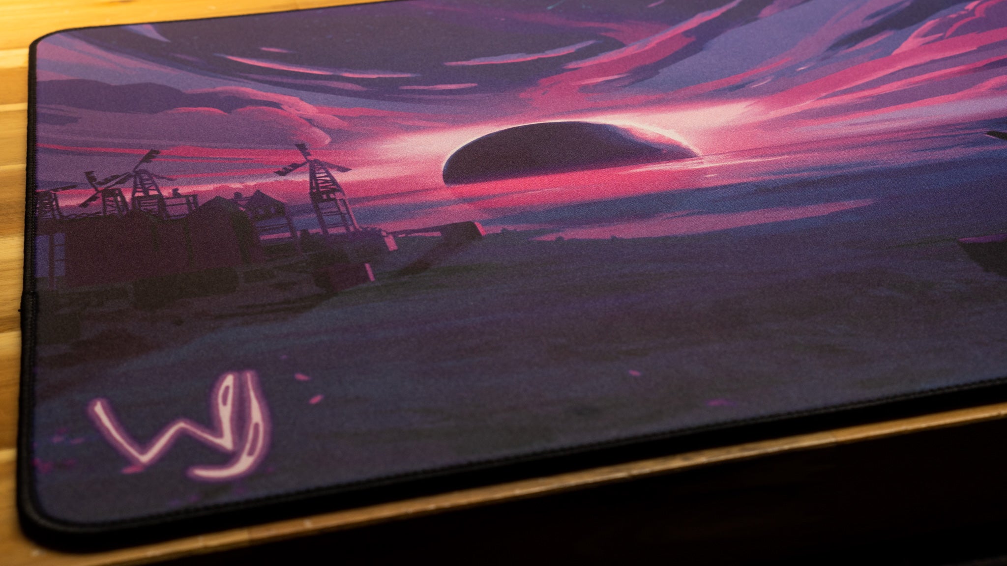 Willjum Dopamine Dreams Rust Limited Edition Gaming Desk Mat & Mouse Pad - Content Creator Collaboration for Rust Gamers | Perfect for Gaming Setups & Streamer Desks