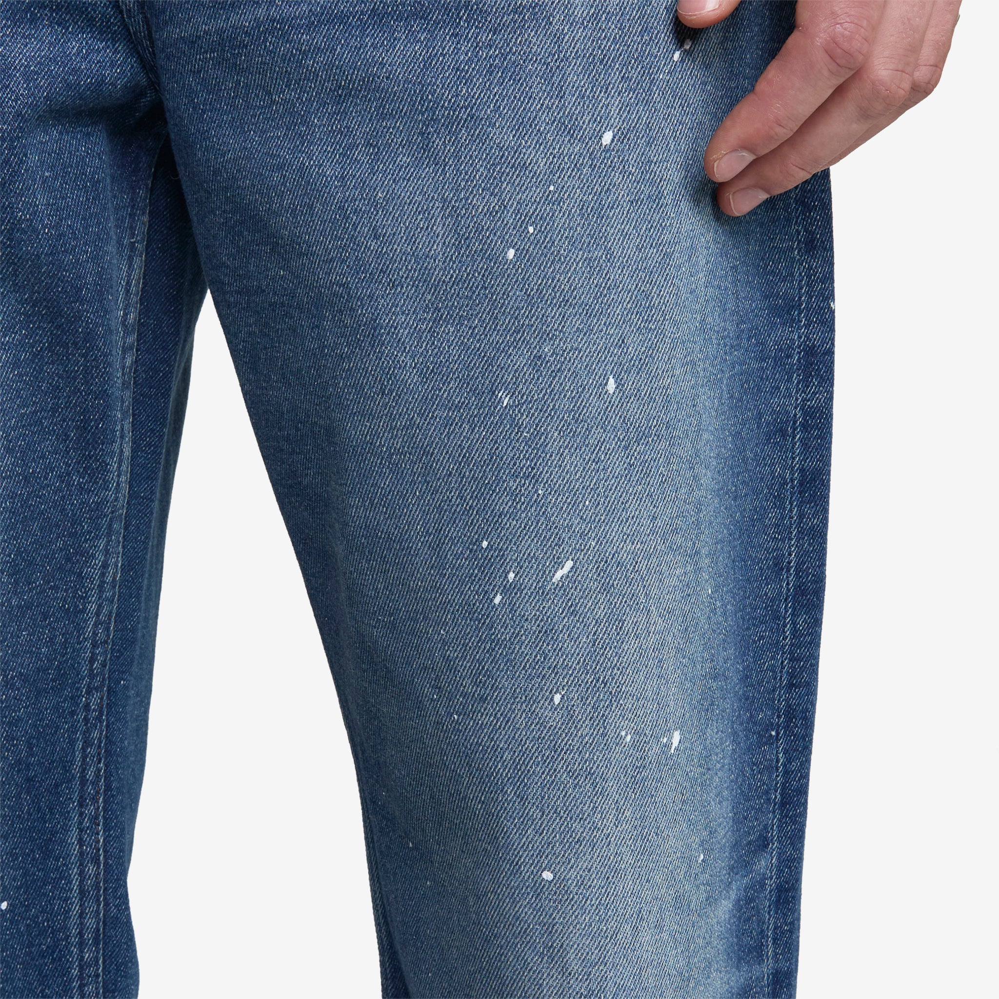 Relaxed Fit Stonewashed Indigo Jeans for Men - Comfortable & Stylish Denim Pants for Casual Wear, Outings & Everyday Use