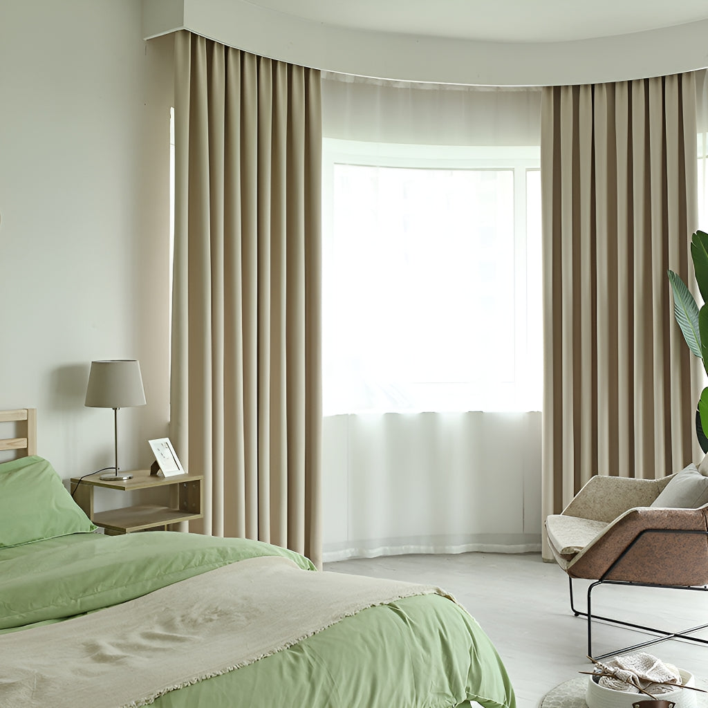 Arden Grommet Soundproof & Thermal Insulated Blackout Curtains for Bedroom - Noise Reducing & Energy Efficient Window Drapes for Home, Office, and Nursery