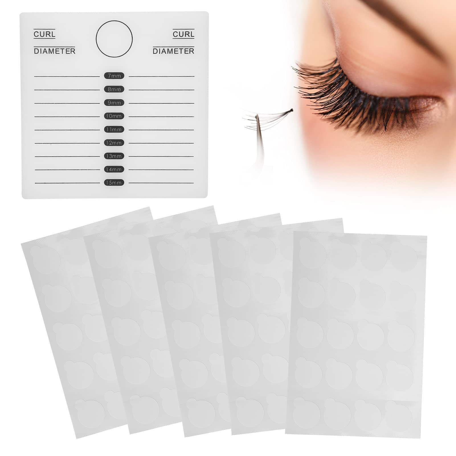 Professional White Eyelash Extension Tray for Salon & DIY Lash Artists - High-Quality Functional Lash Tray with Exquisite Workmanship - Perfect for Eyelash Extensions, Lash Lifts & Beauty Treatments