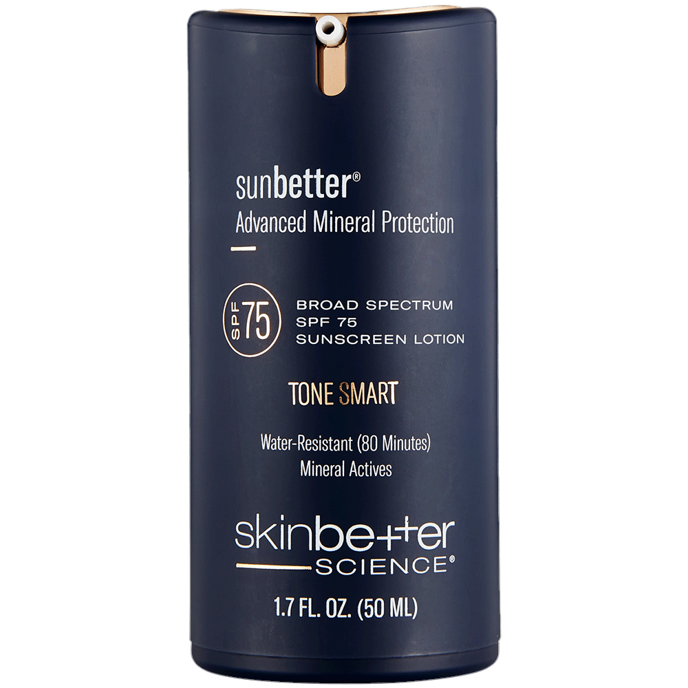 Sunbetter TONE SMART SPF 75 Sunscreen Lotion 50ml - Broad Spectrum UVA/UVB Protection, Oil-Free & Non-Greasy Formula for Daily Face & Body Use | Perfect for Outdoor Activities, Beach & Sports