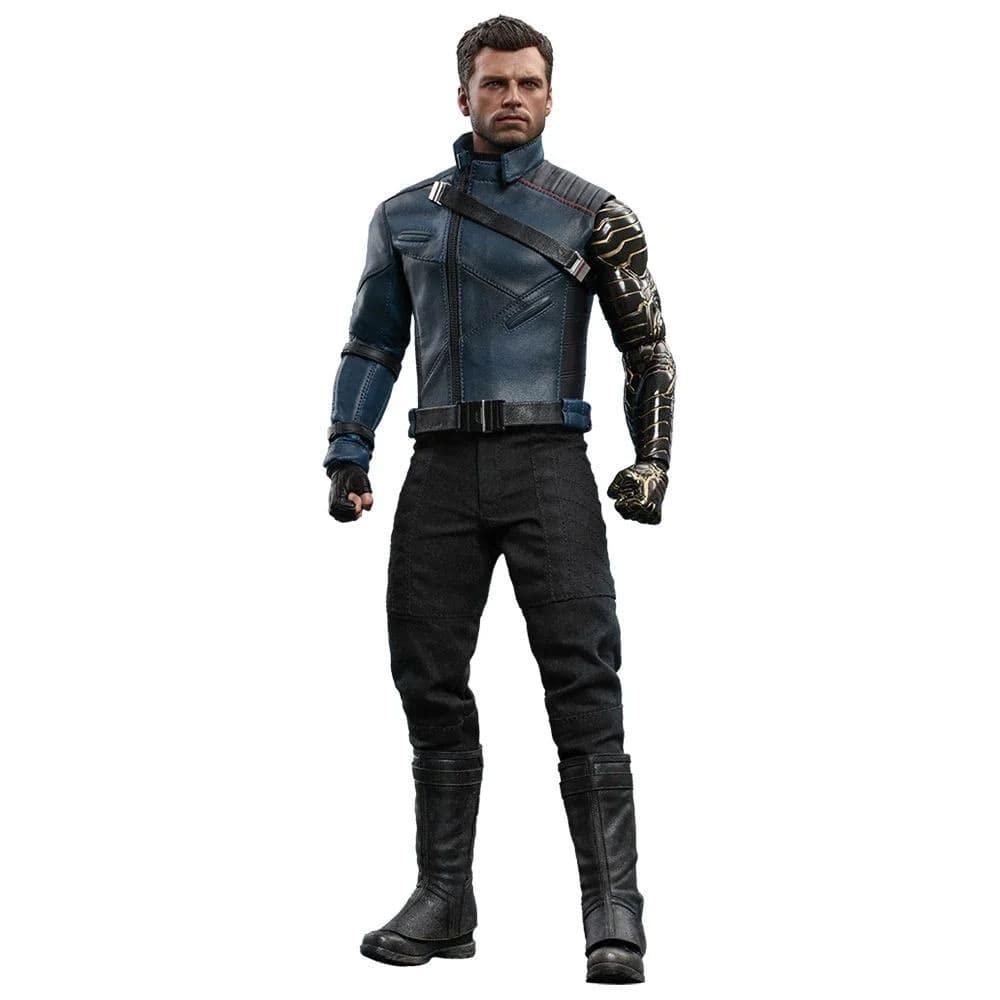 Hot Toys Marvel The Falcon and The Winter Soldier TV Series 1/6 Scale Winter Soldier Collectible Action Figure - Perfect for Marvel Fans, Collectors, and Display in Home or Office
