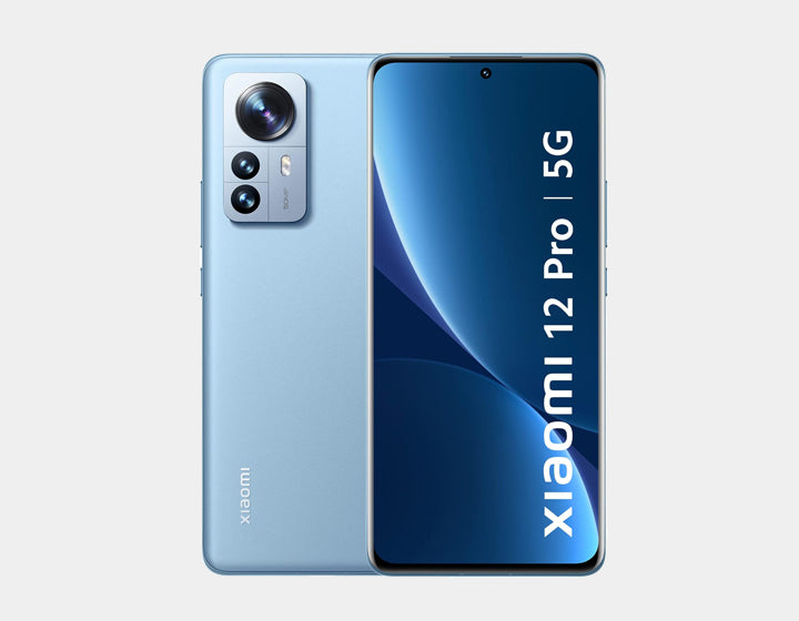 Xiaomi 12 Pro 5G Smartphone - 256GB ROM 12GB RAM - Dual SIM GSM Unlocked Android Phone - Ocean Blue - Perfect for Gaming, Photography & Business Use