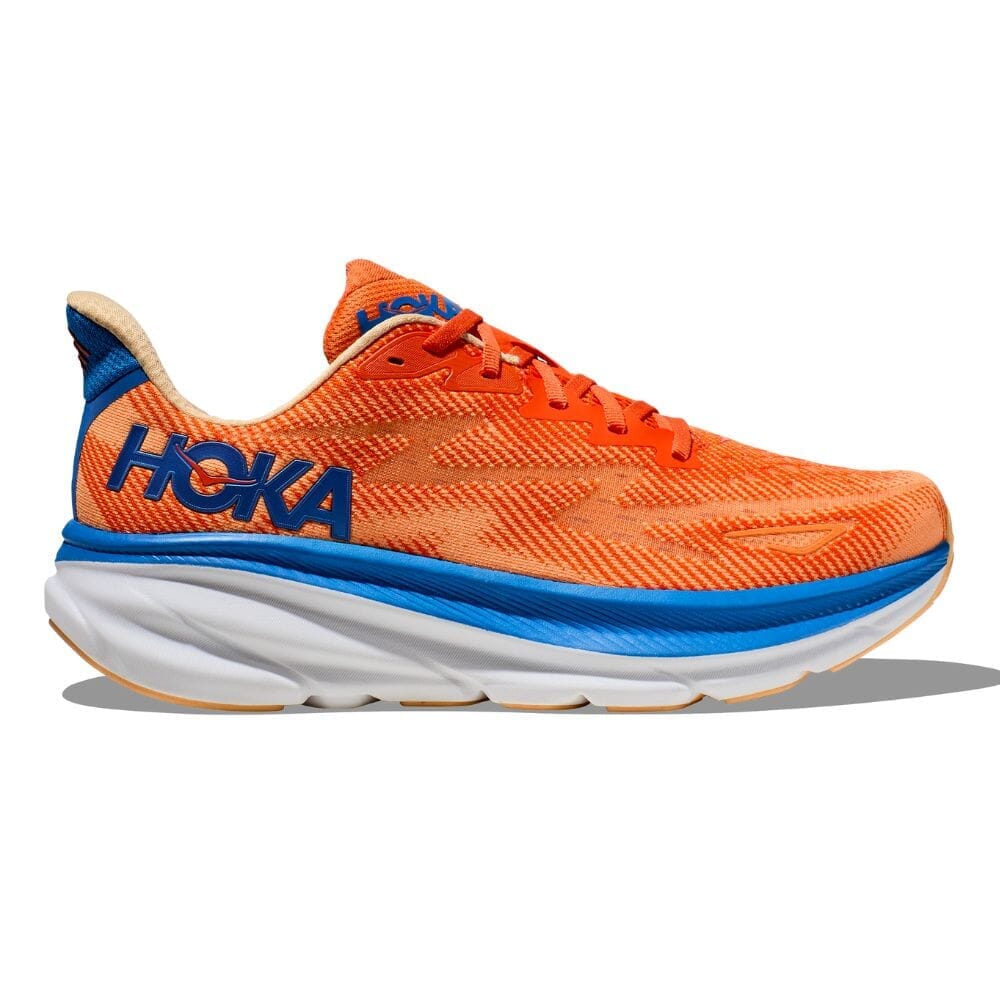 Hoka Men's Clifton 9 Wide Running Shoes - Lightweight Cushioned Sneakers for Road & Trail | Perfect for Jogging, Gym Workouts & Daily Walking