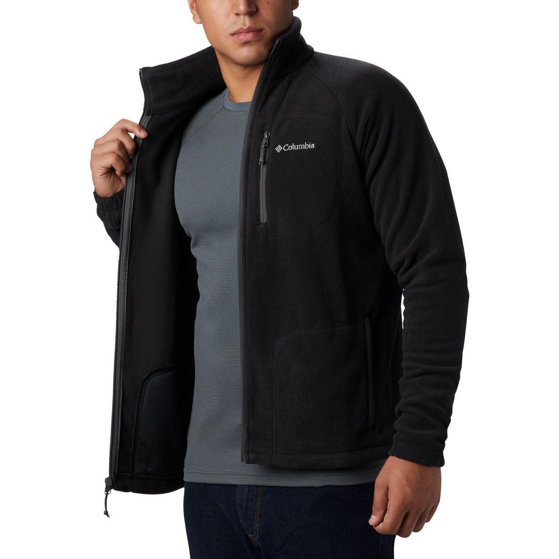 Columbia Men's Fast Trek II Full Zip Fleece Jacket - Lightweight Outdoor Hiking & Camping Wear for Cold Weather