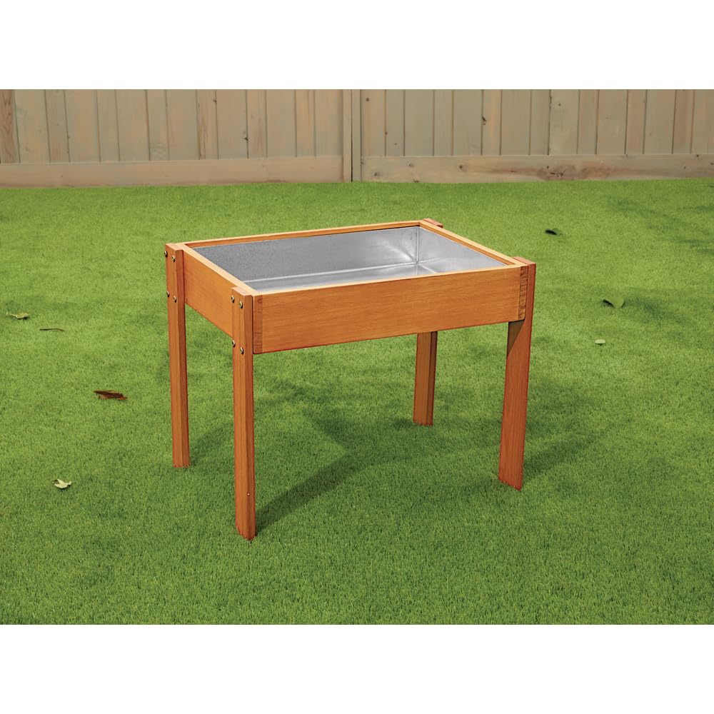 Excellerations Outdoor Toddler Sensory Table - Water Sand Play Activity for Kids Ages 2-4 - Perfect for Backyard, Preschool & Daycare Learning (Item # MINISEN)