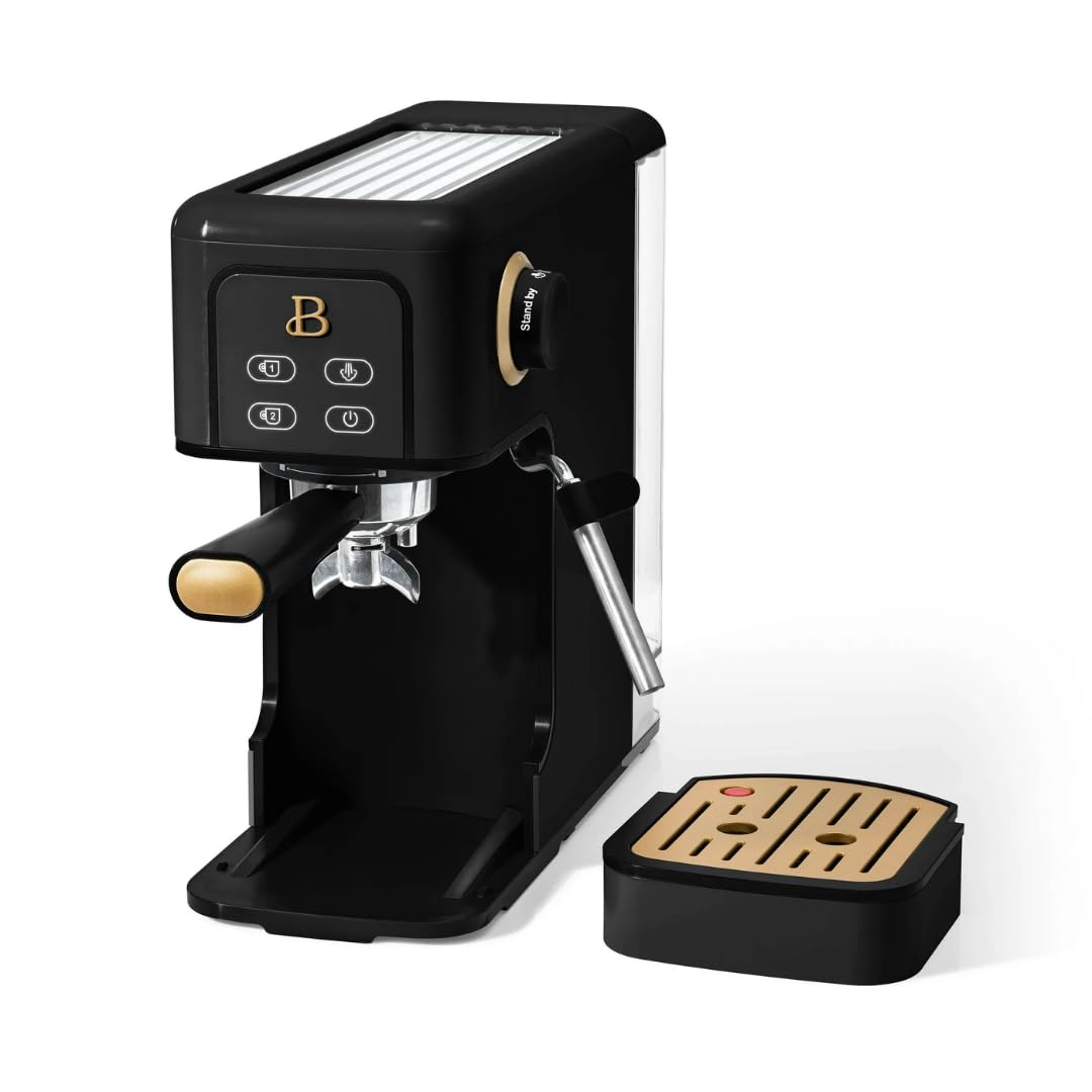 Premium 20-Bar Pressure Espresso Machine - Slim Fast Heating Coffee Maker with Milk Frother, High Performance Black Sesame Design - Perfect for Home Baristas & Coffee Shops