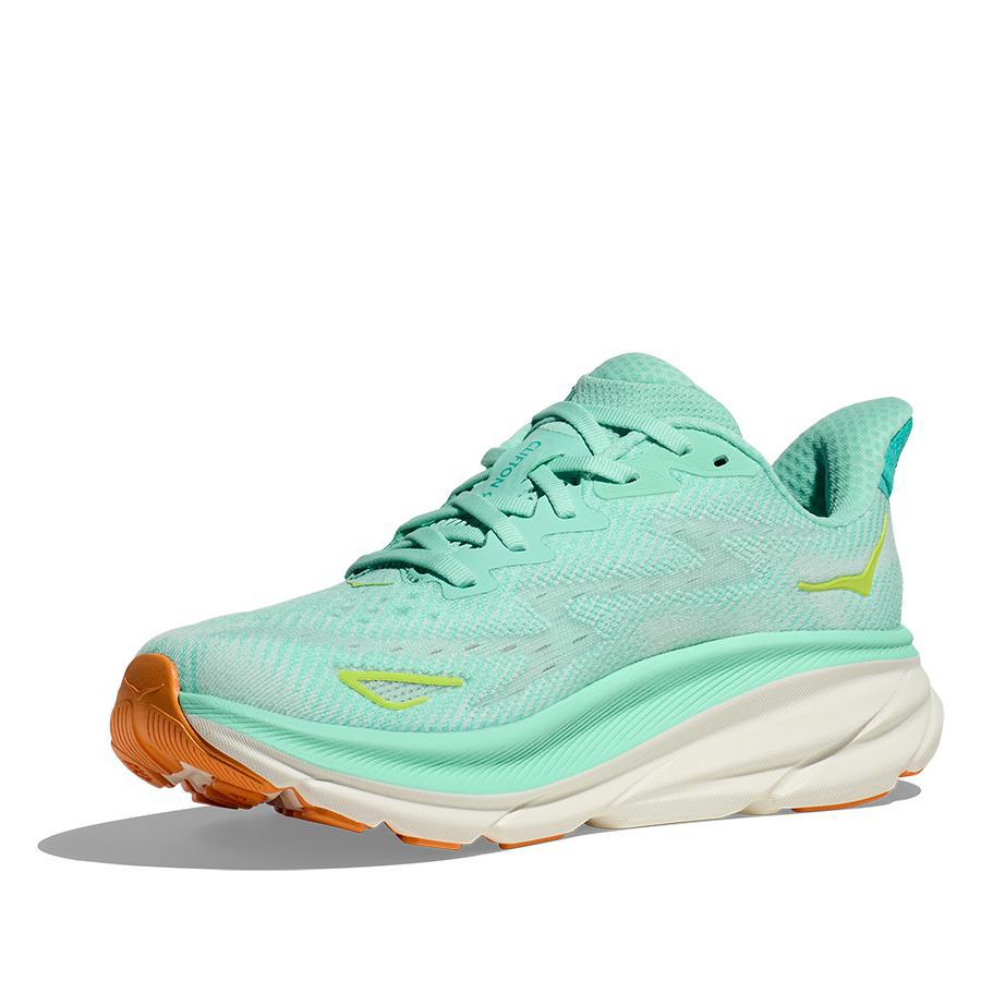 HOKA Women's Clifton 9 Running Shoes - Lightweight Cushioned Sneakers for Road Running, Walking & Gym Workouts