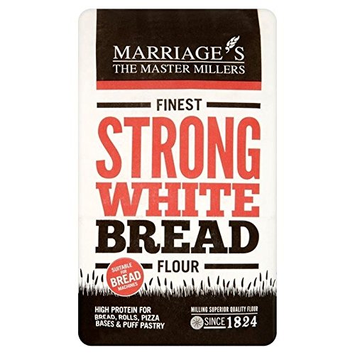 Premium Strong White Flour 1.5kg (Pack of 6) - High Protein Bread Flour for Baking, Pizza Dough & Pastries - Ideal for Home Bakers & Professional Chefs