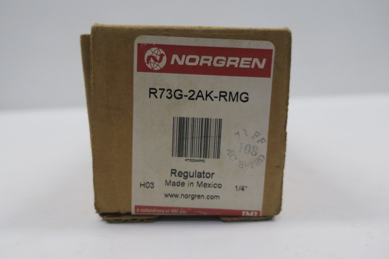 NORGREN R73G-2AK-RMG Air Pressure Regulator - Precision Air Flow Control for Industrial Pneumatic Systems & Automation Equipment