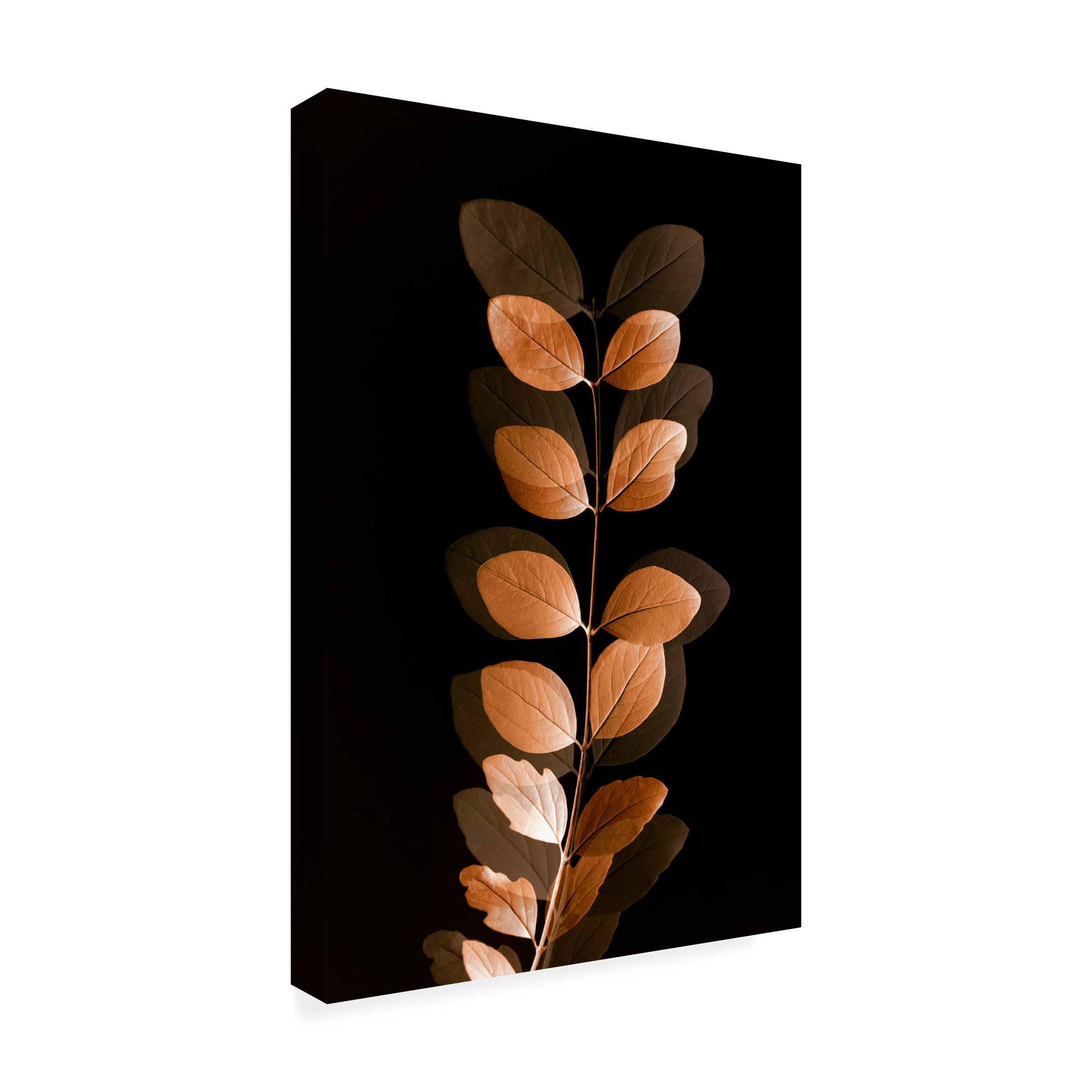 Fall Leaves 7 Canvas Wall Art Print by Ian Winstanley - Modern Nature Landscape Painting for Living Room, Bedroom & Office Decor