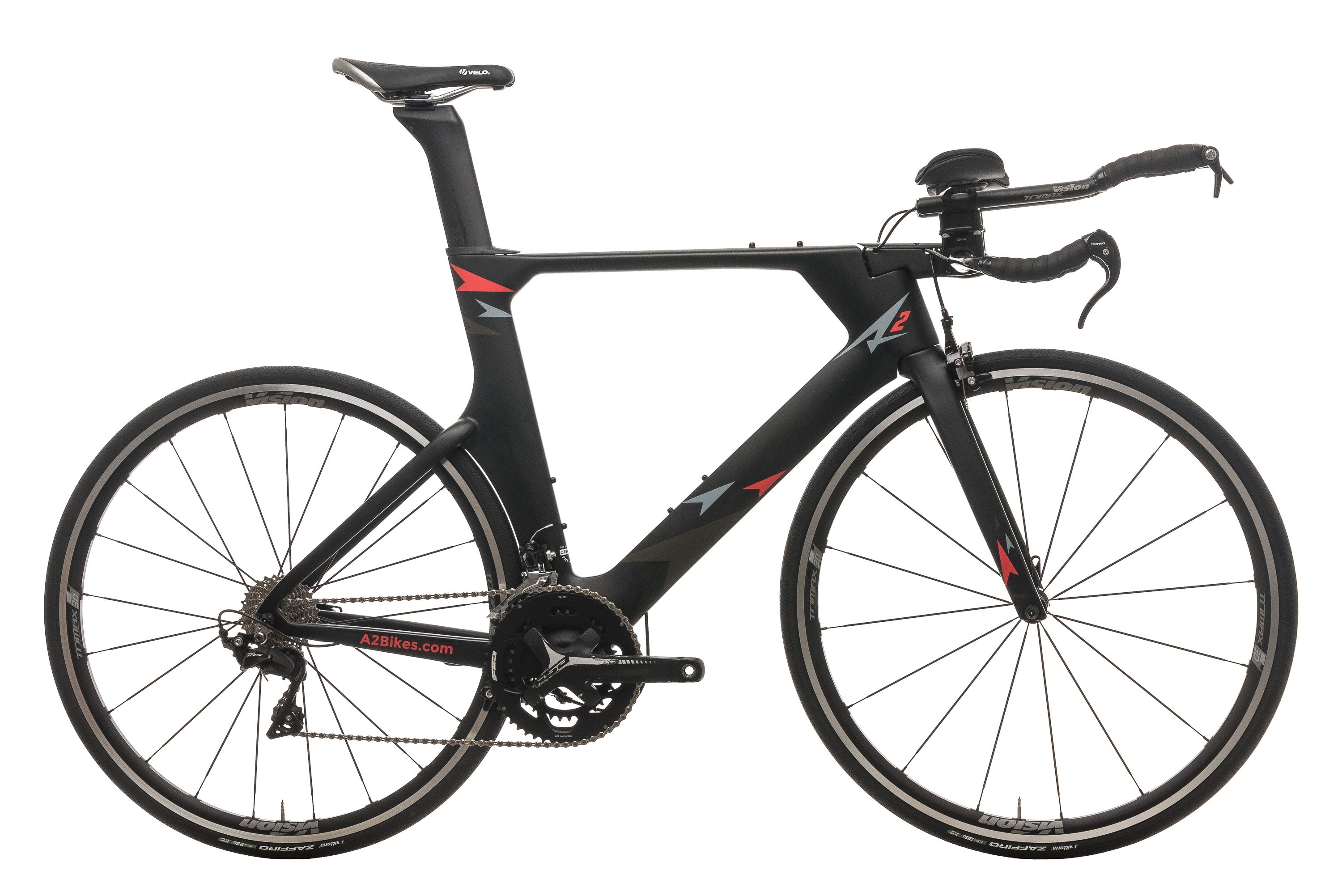 A2 Bikes Speed Phreak Triathlon Road Bike 2019 - Large Size for Men & Women | Lightweight Carbon Frame for Racing & Endurance Training | Perfect for Triathlons, Time Trials & Competitive Cycling
