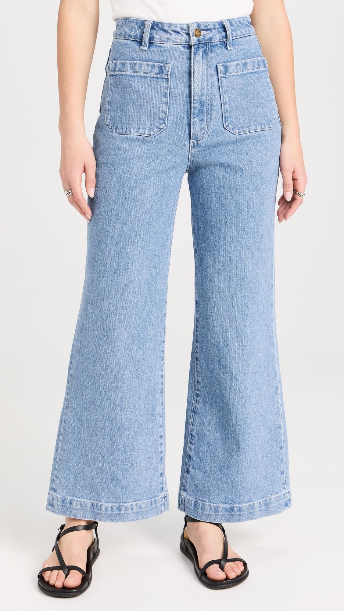 Rolla's Women's High Waist Sailor Lily Blue Skinny Jeans - Trendy Denim Pants for Casual Wear, Office & Date Night Outfits