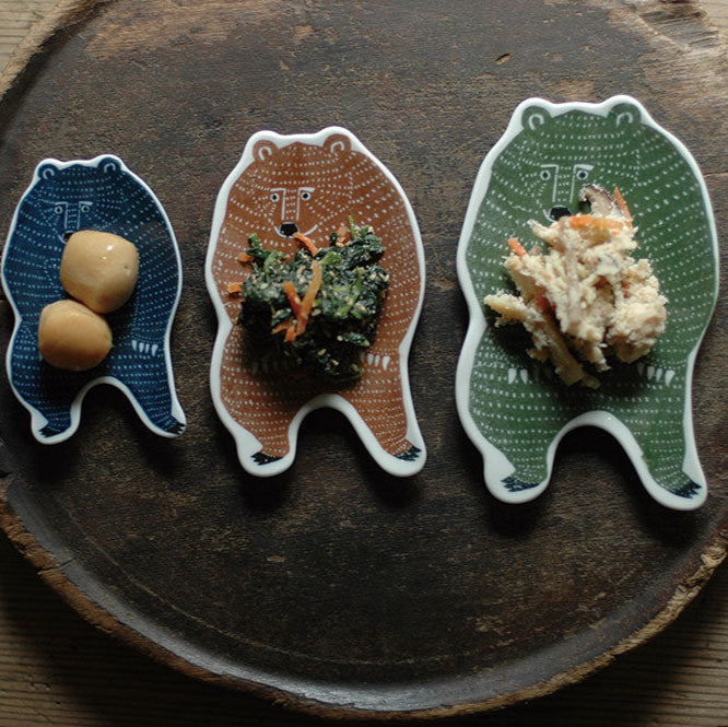 Classic Brown Bear Tray - Small Wooden Serving Tray with Cute Bear Design - Perfect for Coffee Table Decor, Breakfast in Bed, or Gift Giving