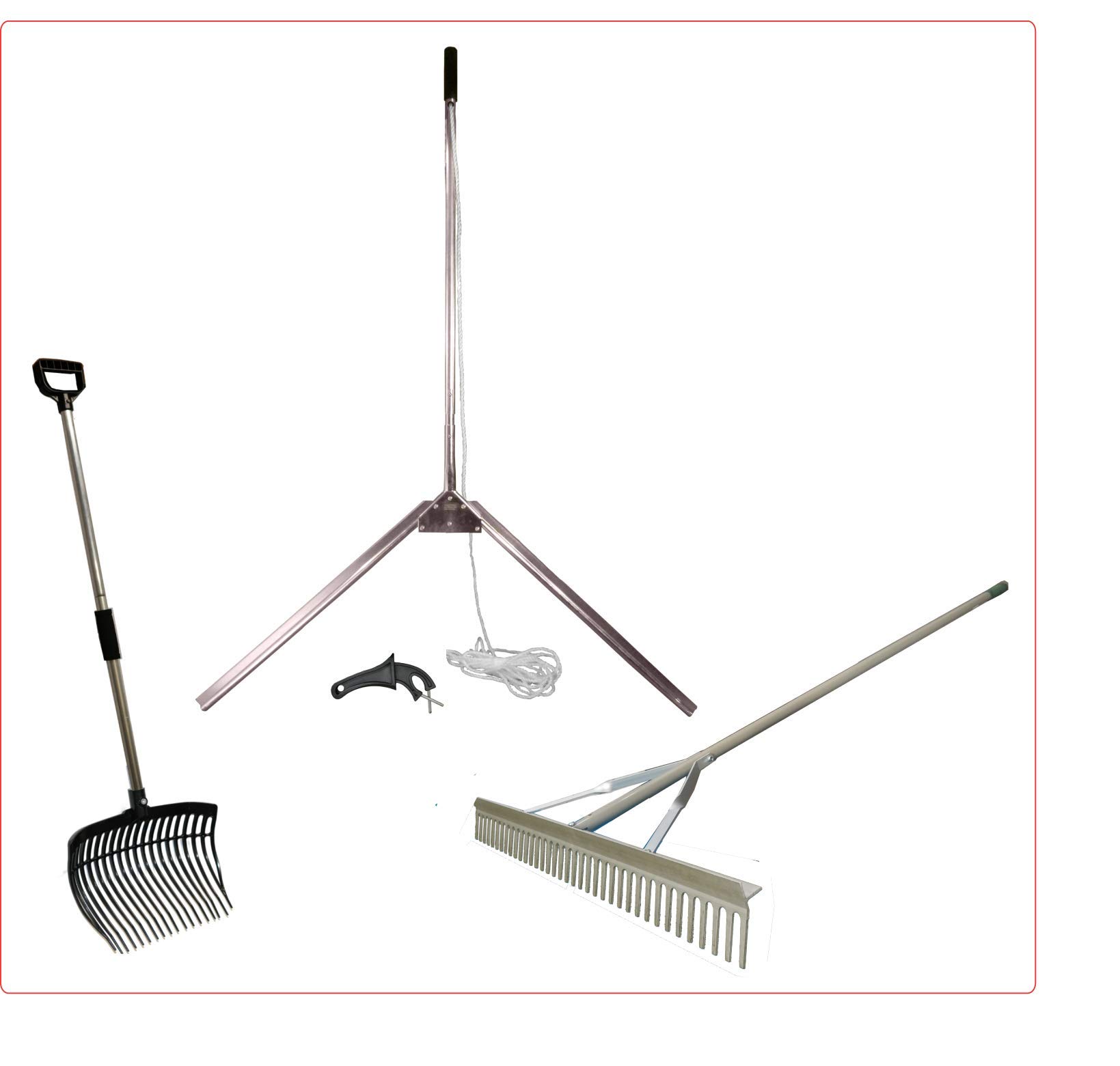 Heavy Duty Lake & Pond Weed Cutter Rake Combo Kit - Aquatic Weed Removal Tool for Shoreline Management, Water Garden & Pond Maintenance | Perfect for Lakes, Ponds & Waterfront Properties