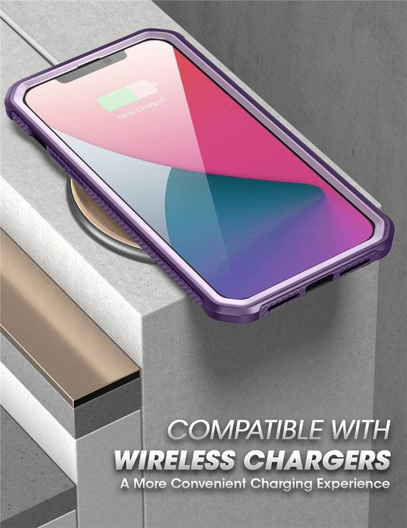 iPhone 12 Pro Max Case - SUPCASE UB EXO Pro Hybrid Clear Protective Bumper Cover with Shockproof Design for Everyday Use & Outdoor Activities