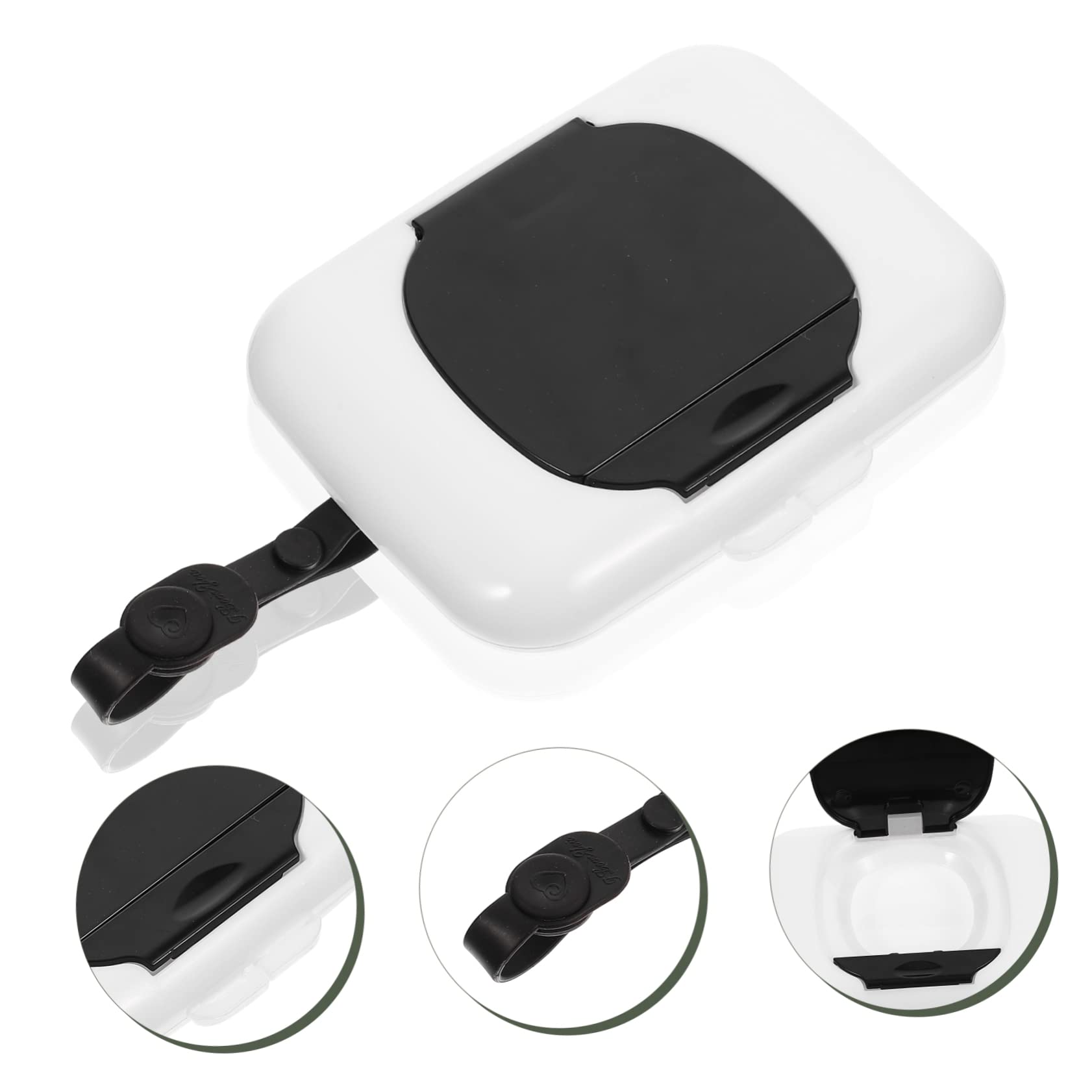 Portable Wipes Dispenser Box - Outdoor Tissue Container for Baby Wipes, Travel, Camping & Car Use - Compact & Leak-Proof Wipe Holder for On-the-Go Convenience