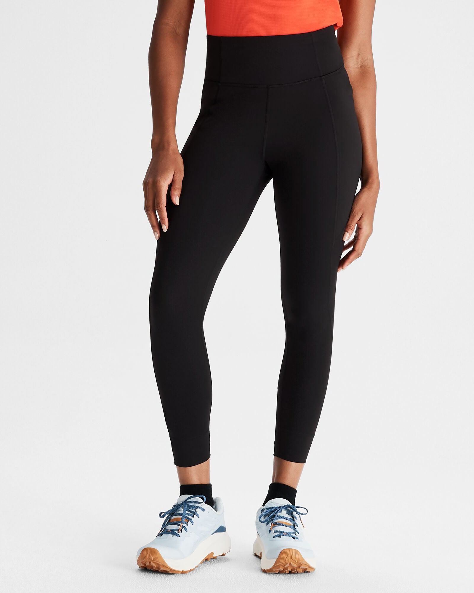 Women's Seeker 7/8 Leggings - Black Stingray | High-Waisted Yoga Pants for Workout & Lounge | Perfect for Yoga, Running & Everyday Wear