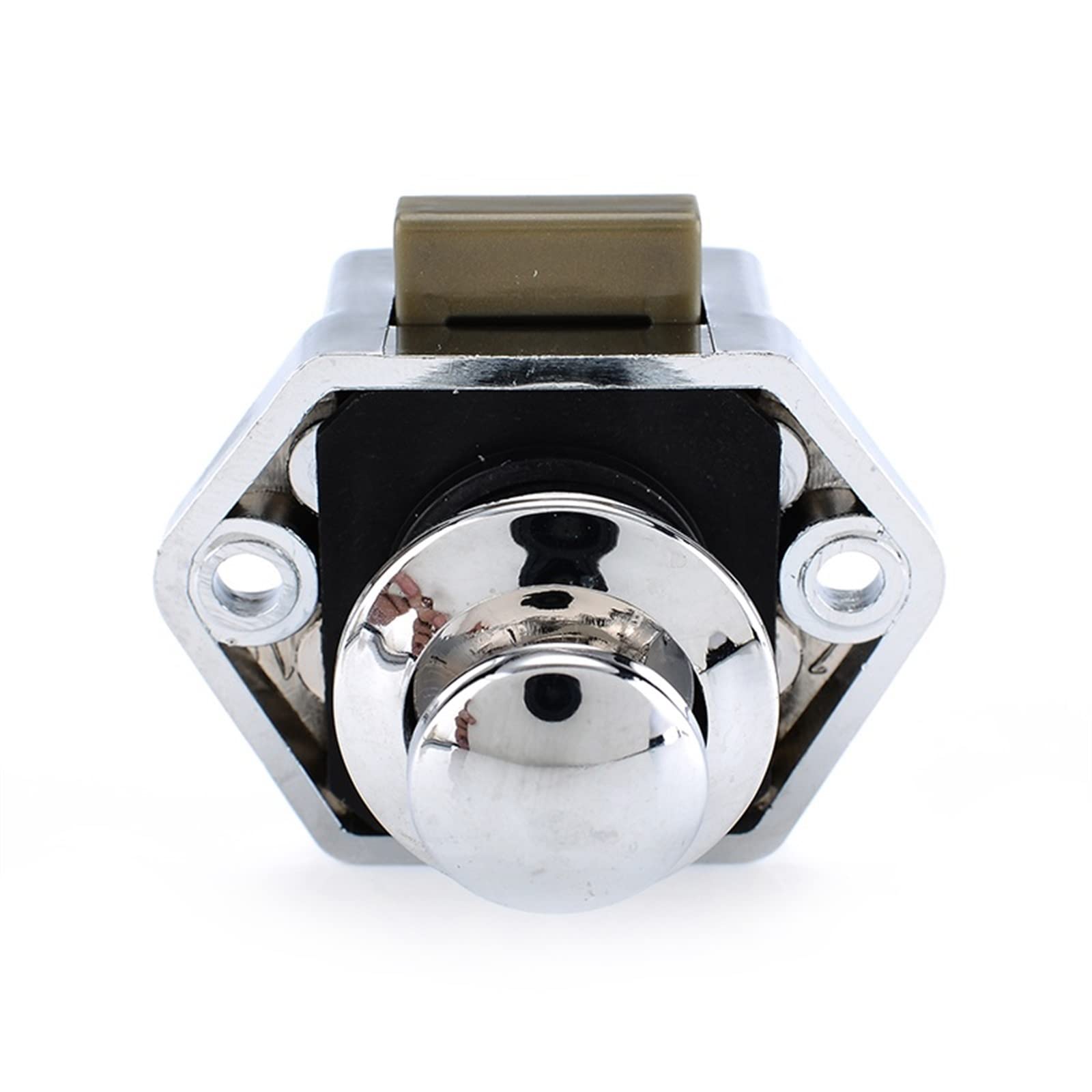 5 Pack 20mm Camper Car Push Lock Latch for RV, Boat, Motorhome, Cabinet, Drawer - Chrome Hardware - Perfect for Furniture, Home & Marine Use