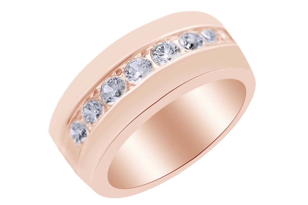 Affordable 925 Sterling Silver Round White Cubic Zirconia Wedding Eternity Band Ring for Women - Perfect for Anniversaries, Engagements and Bridal Jewelry Gifts